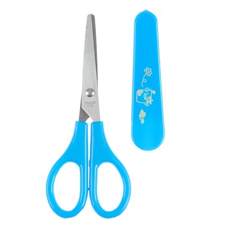 Scissors 13.5 cm, in a plastic case, mix-2