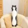 Soft toy-podushka "cat", 70 cm, black color