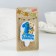 Candle for cake the number "Bear with a gift" Blue "1, 6.5 cm