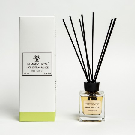 Aromadiffus with Stenova Home White Flowers sticks, 50 ml-3