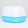 Domik toilet 43 x 32 x 28 cm, white-blue