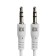 Audio EXPLOYD EX-K-473, Jack 3.5 mm (M) -Jack 3.5 mm (M), 1m, white