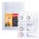 A4 Lesch folder with perforation of Brauberg "Orange crust", 45 μm, 100 pieces in packaging, matte