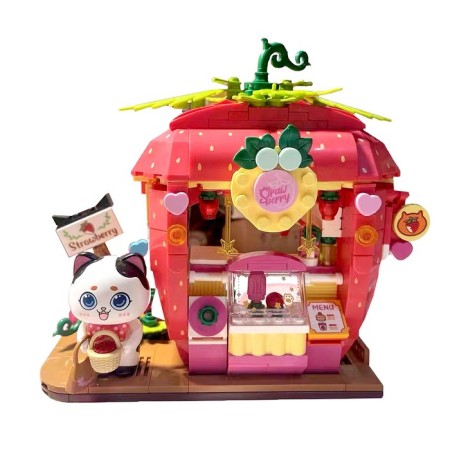 Block designer "Cafe Strawberries", 350 parts-2