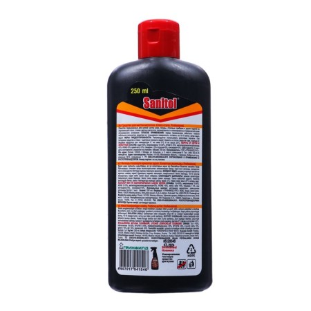 Sanitol brilliance, 250 ml stainless steel cleaning-1