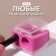 Cosmetic sharpener, with a lid, double, mix color