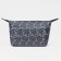 Lightning cosmetic bag, dark gray color