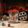 The glass "impenetrable", 3 bullets, for whiskey, 250 ml
