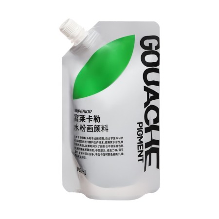Gouache artistic 300 ml, in Doy-pack with a lid, green