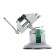 Mini-typos aluminum tundra, reinforced mount on suction cup, rotary hinges, 75 mm