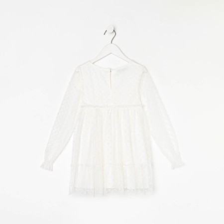 Платье для девочки KAFTAN, размер 32 (110-116 см), белый-6