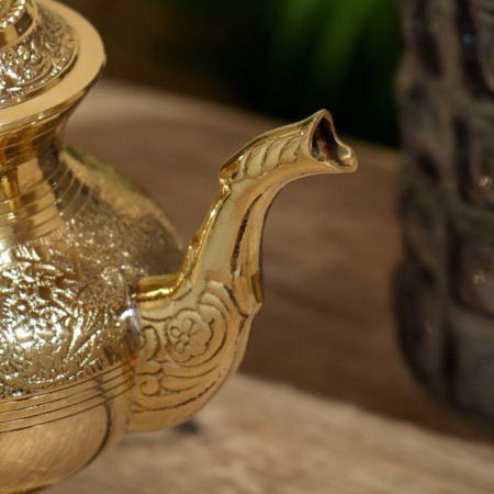 Teapot 21x12x23 cm, brass-4