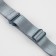 Textile straps, 1.5 cm, 37 cm, pair, gray color