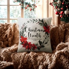 Чехол на подушку Этель "Рождественский венок" 43*43см