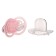 Nipple is an orthodotynic dummy, with a cap, +12 months, pink