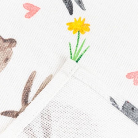 Apron Dolyana "Fluffy Bunnies" 60x70 cm, 100% cotton, 164 g/m2-3