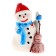 Miniature Puppet "Snowman with a broom", set 2 pcs., Size 1 pc. - 3.3 × 2 cm