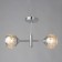 Apollo chandelier 2x60W e27 chrome