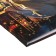 School diary for grades 1-11 Star evening, cover coated cardboard, glossy lamination, foil embossing, universal cheat sheet, 48 sheets, block 65g/m2