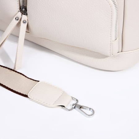 Lugus bag, 3 outer pockets, milk color-5