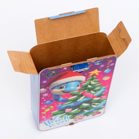Gift box New Year's serpentines 12.7 x 4.5 x 21.5 cm-3