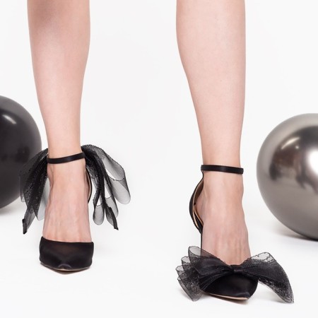 Women's shoes, black color, size 37-1