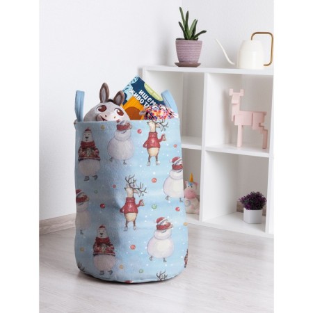 Basket for toys "Once in the forest, size 35x50 cm