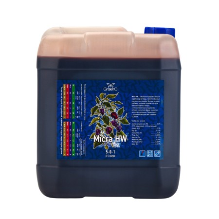 Fertilizer for hydroponics "Grobro" Serious Micra HW, 5l