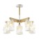 Bonnie chandelier, e27 5x60W, white color, tree