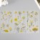 Plastic stickers "Mimosa" set 6x18 cm