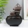The desktop fountain from the network, backlight "Chinese house on the rock" 18.5x13x13 cm