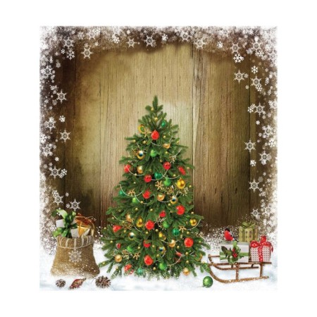 A set of napkins for setting the table "elegant Christmas tree", rectangular, size 32x46 cm, 4 pcs-2