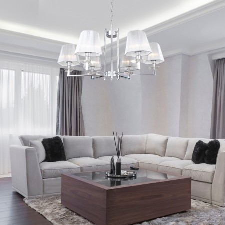 Smart suspended lamp Alegria, 40W, E14, 75x75 cm-1