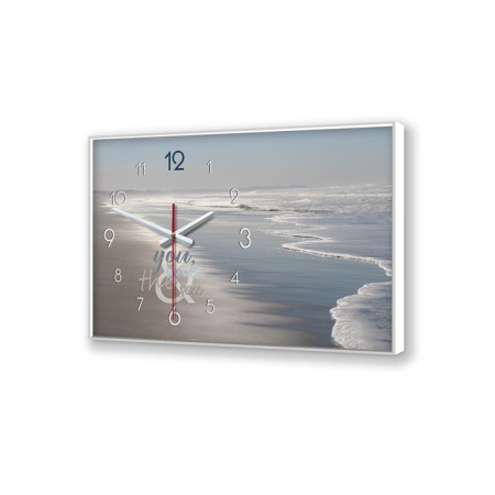 Carty clock, interior "shore", 57 x 35 x 4 cm, silent