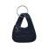 Key keychain, genuine leather, 60x50x3 cm, blue T.