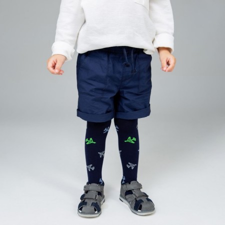 Pantyhose children, blue color, height 104-110 cm-1