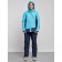 Ski suit female winter, size 58, blue color