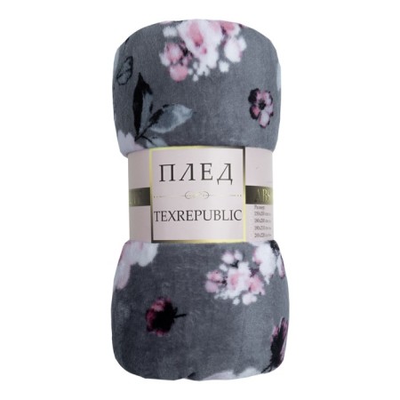Texrepublic blanket, size 150x200 cm, gray color-1