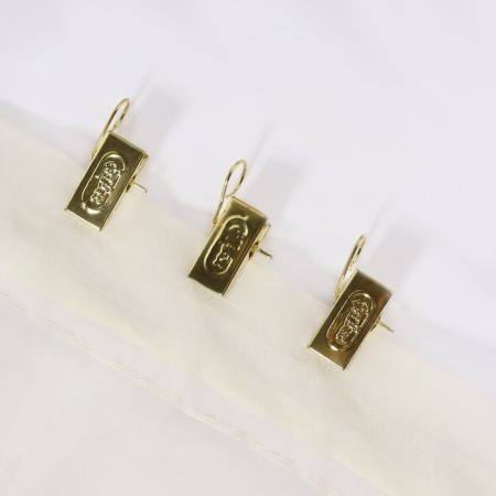 Close for curtains, 32 × 11 mm, 20 pcs, gold color-1
