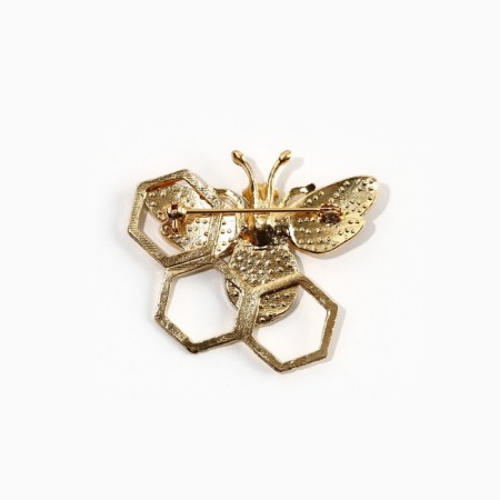 Brooch "Blow with happiness", 5.4 x 4.7 cm-3