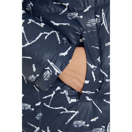 Female coat, size 58, dark blue color-4