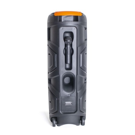 Portable karaoke system B52 Party Maker, 60W, FM, AUX, USB, BT, 3600 mAh, subv., Black-2