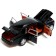 Metal machine "Limousine", 1:24, doors, hood, trunk, black color open