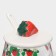 Glass mug with a ceramic lid and a spoon "Berry", 500 ml