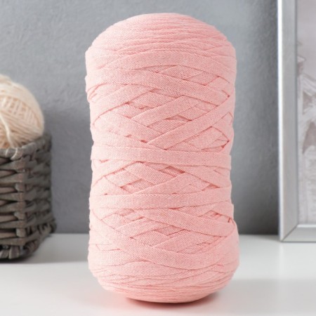 Ribbon yarn 40% polyester, 60% cotton 125m/250g (767 begonia)-4