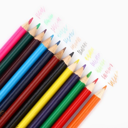 Color pencils, 12 CV trihedral artfox "Panda"-2