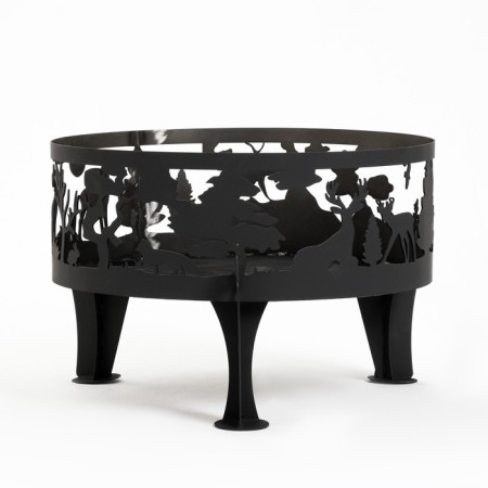 Kostrovic bowl "Forest", metal 3 mm, 70 x 70 x 45 cm-1