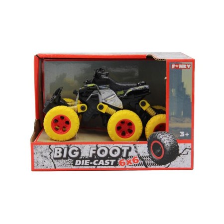 ATV, inertial mechanism, springs, 6 × 6, yellow-1