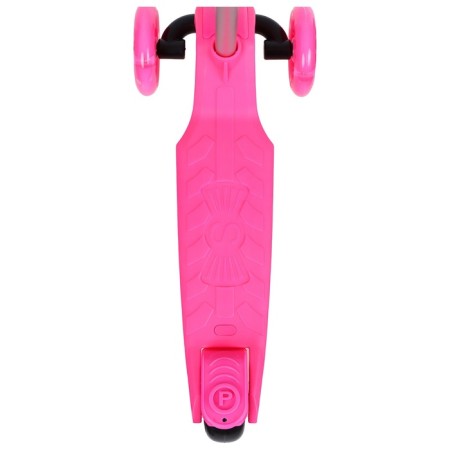 Graffiti scooter, steel, light wheels PU 120/100 mm, pink color-7