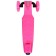 Graffiti scooter, steel, light wheels PU 120/100 mm, pink color